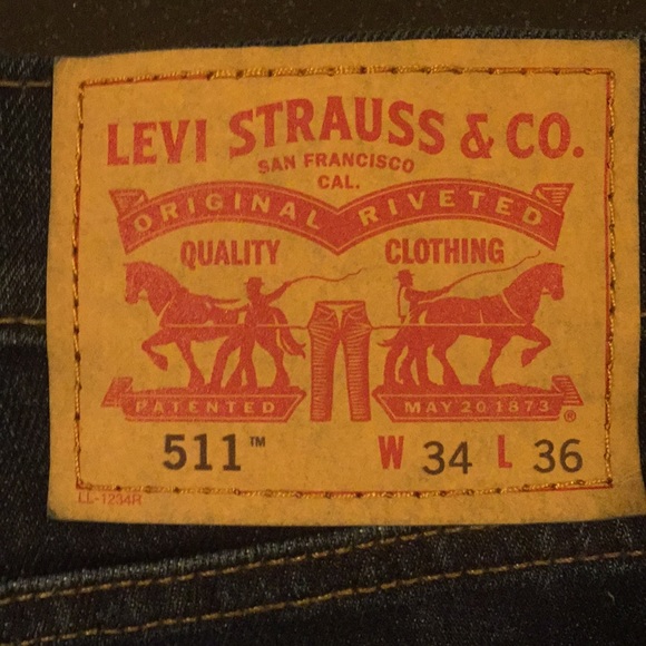 levis 511 w34 l36